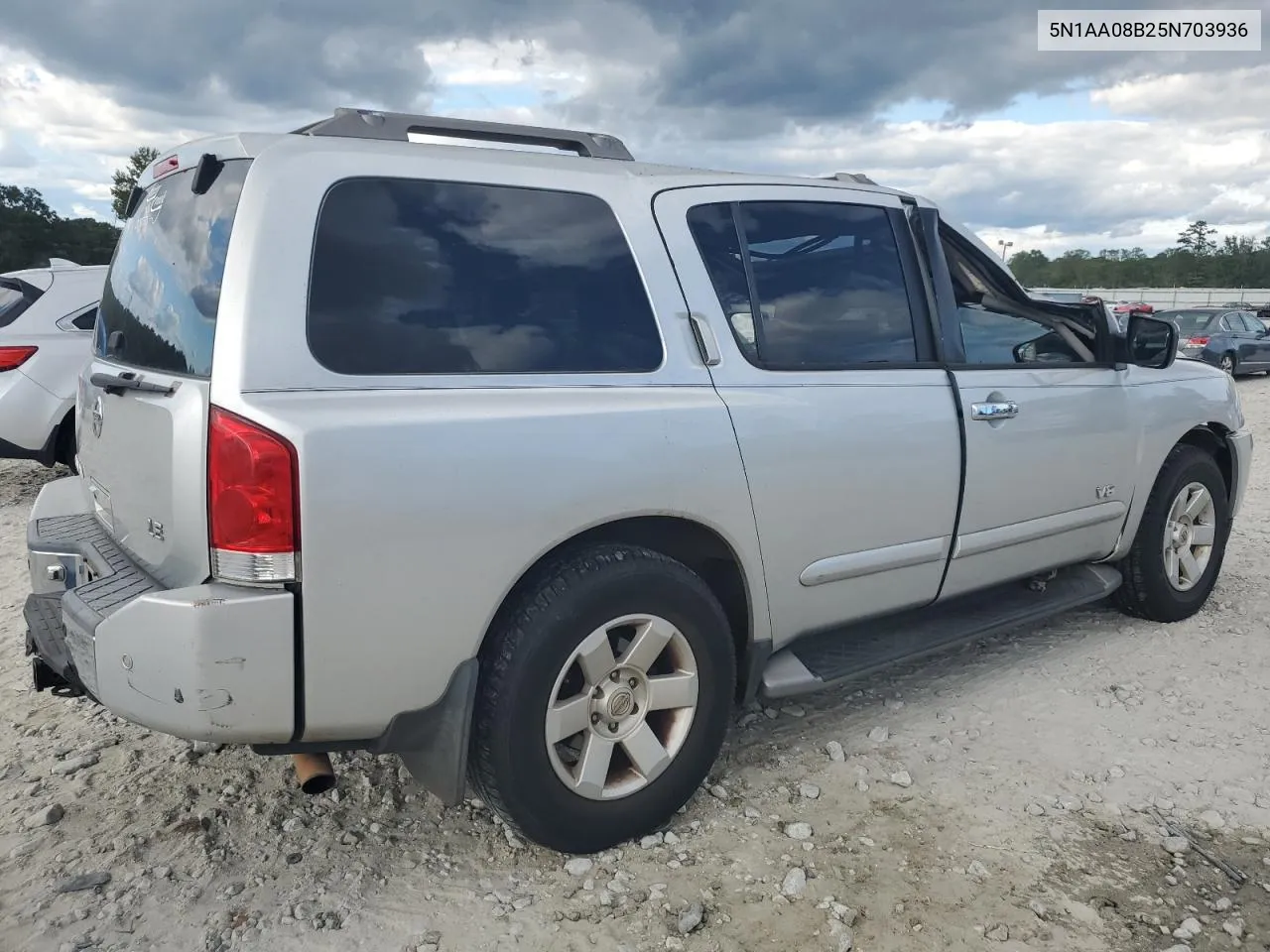 2005 Nissan Armada Se VIN: 5N1AA08B25N703936 Lot: 73648674