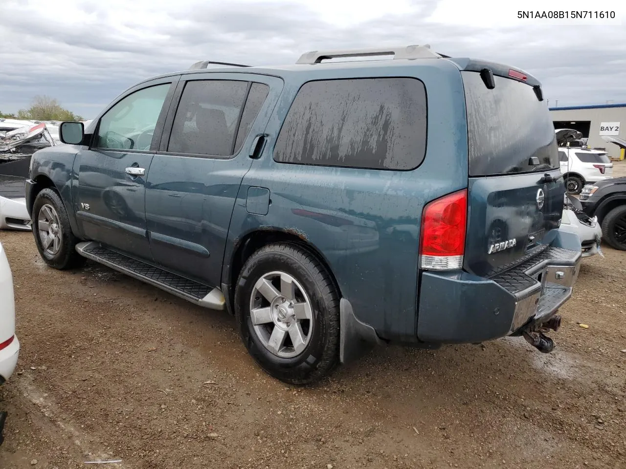 2005 Nissan Armada Se VIN: 5N1AA08B15N711610 Lot: 74550614