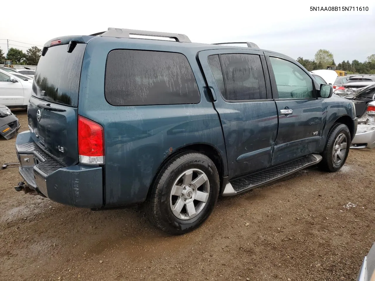 2005 Nissan Armada Se VIN: 5N1AA08B15N711610 Lot: 74550614