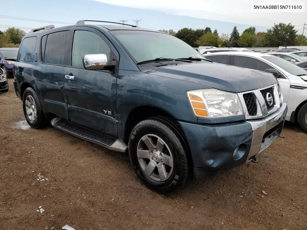 2005 Nissan Armada Se VIN: 5N1AA08B15N711610 Lot: 74550614