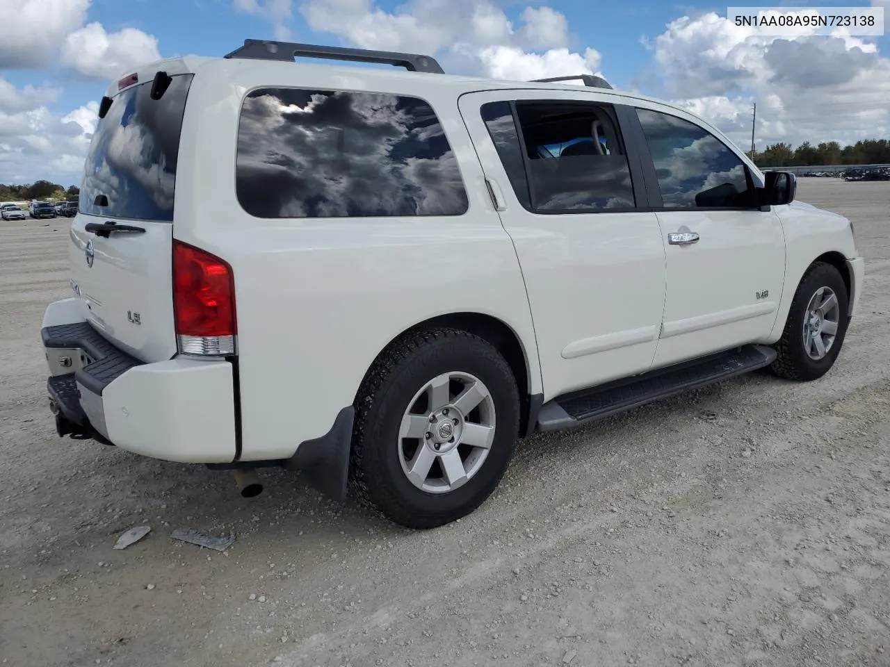 2005 Nissan Armada Se VIN: 5N1AA08A95N723138 Lot: 79275144