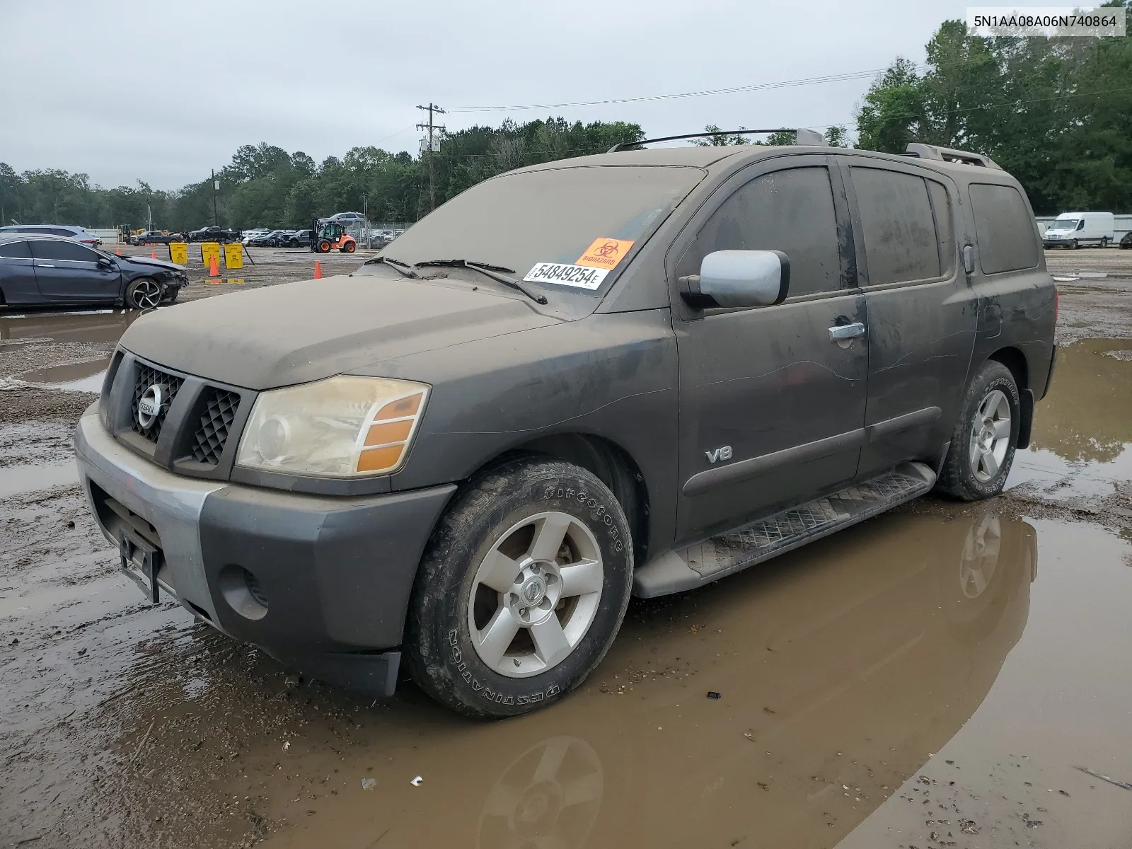 5N1AA08A06N740864 2006 Nissan Armada Se