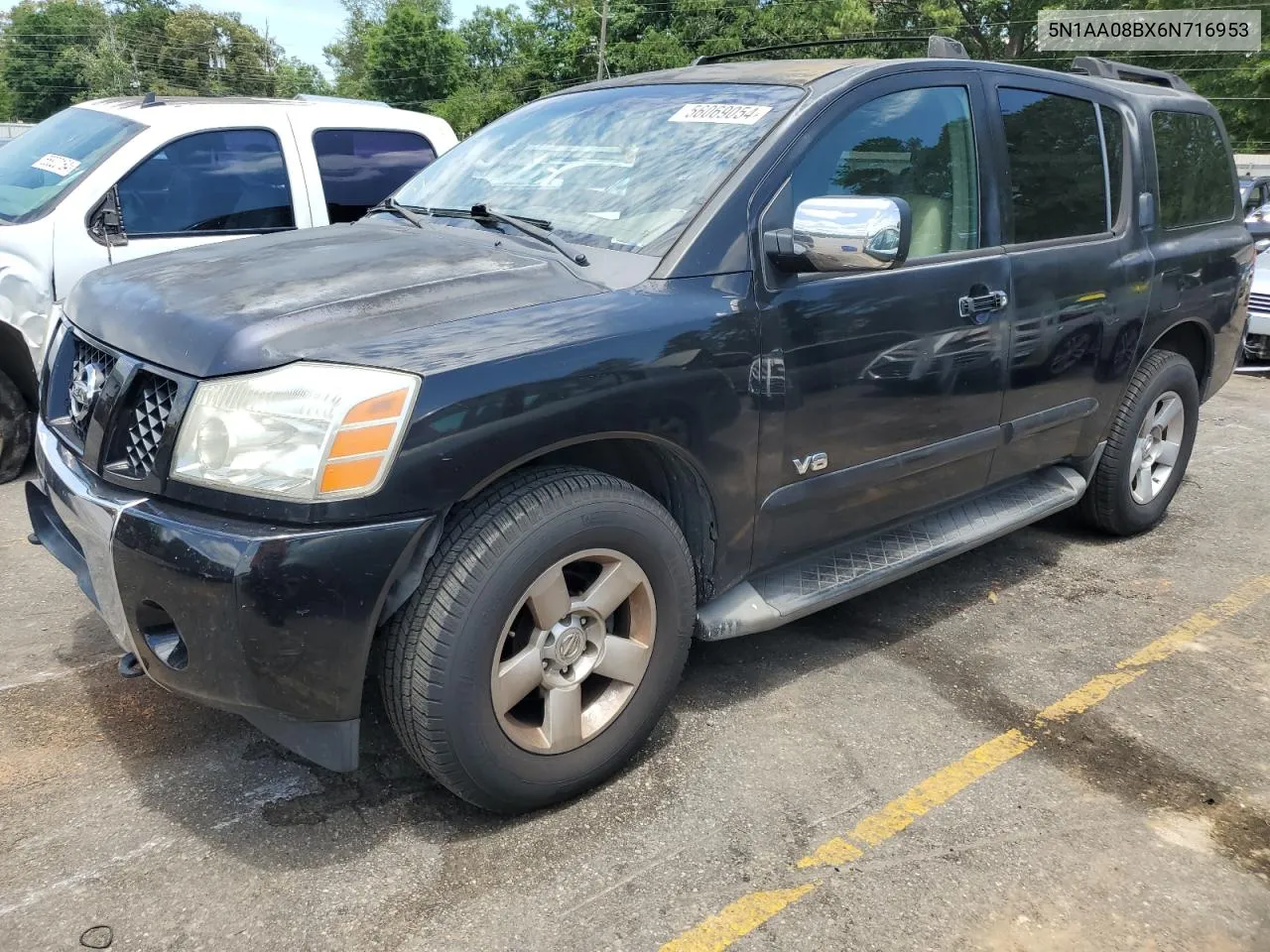 2006 Nissan Armada Se VIN: 5N1AA08BX6N716953 Lot: 56069054