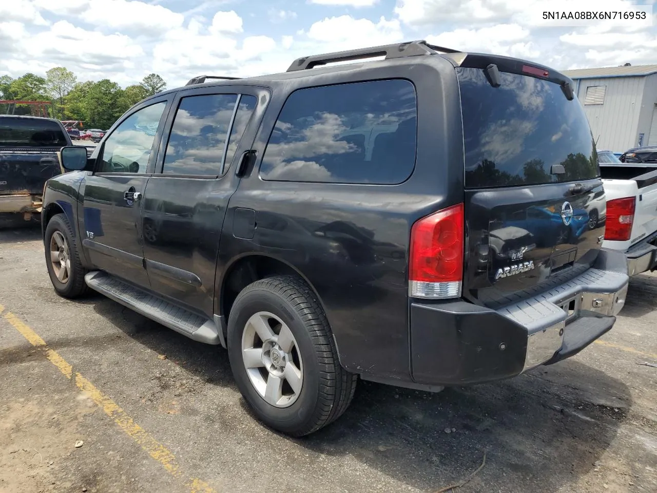 5N1AA08BX6N716953 2006 Nissan Armada Se