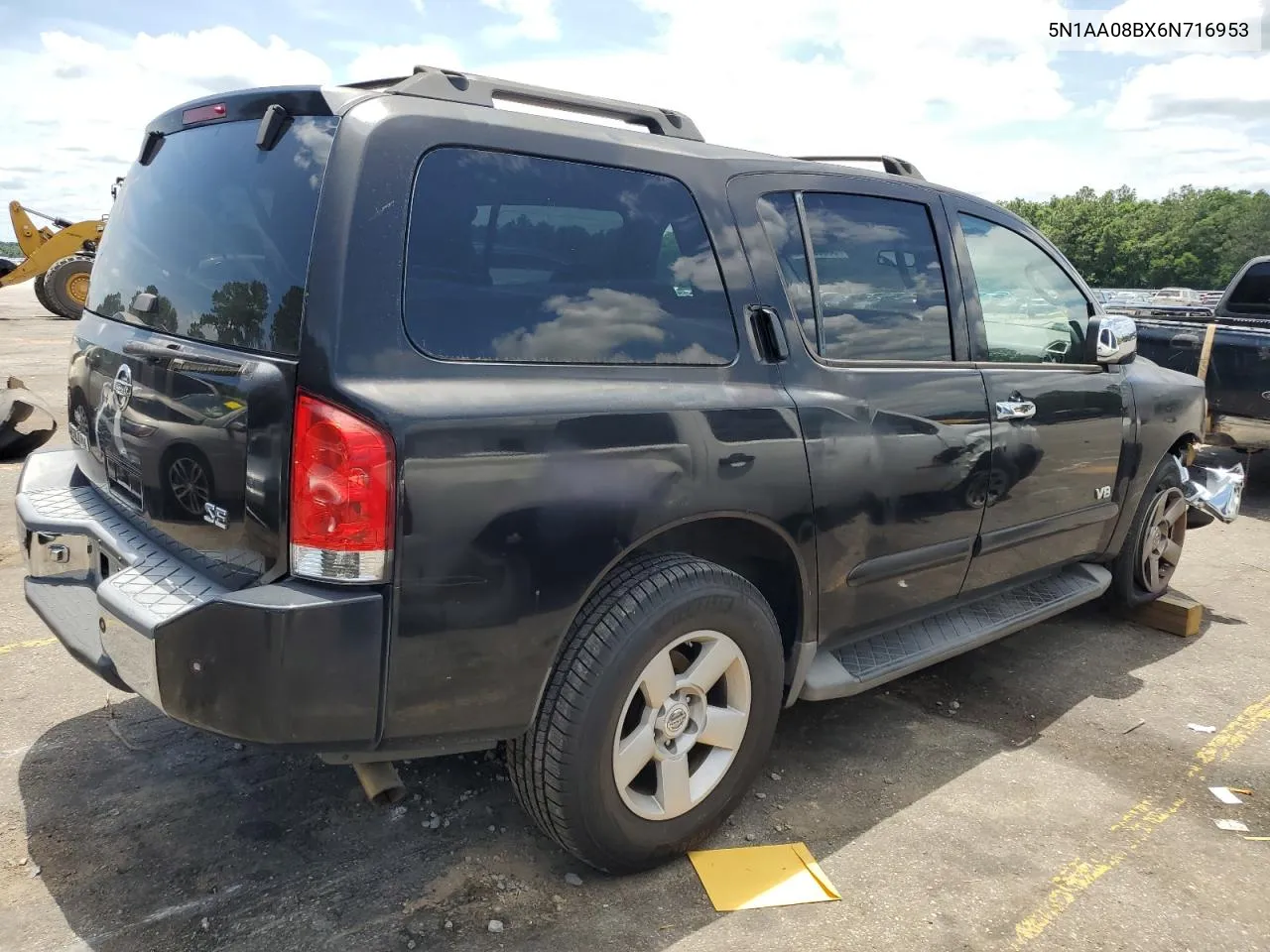 2006 Nissan Armada Se VIN: 5N1AA08BX6N716953 Lot: 56069054