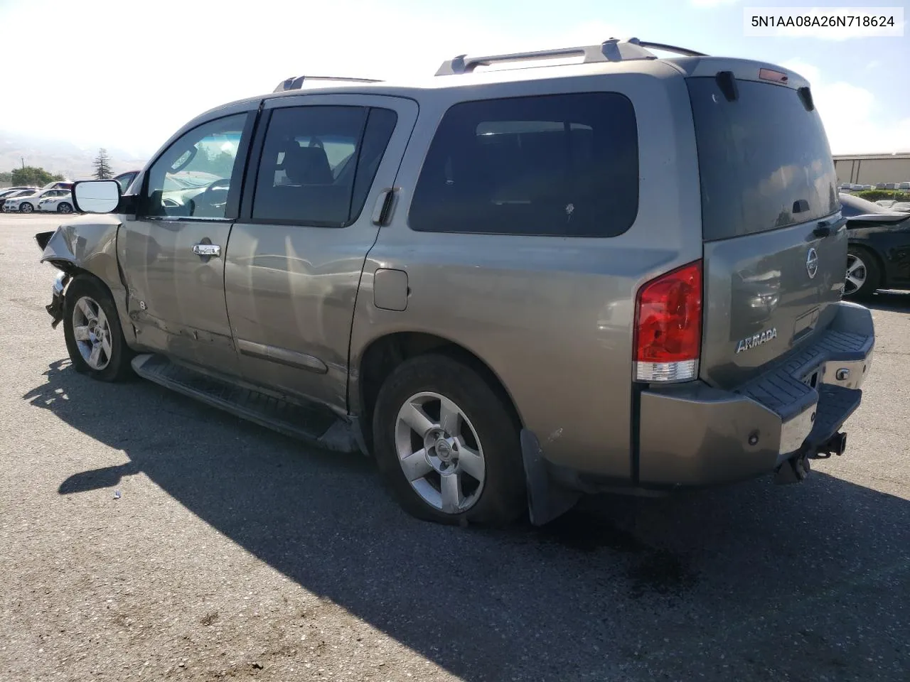 2006 Nissan Armada Se VIN: 5N1AA08A26N718624 Lot: 59983134