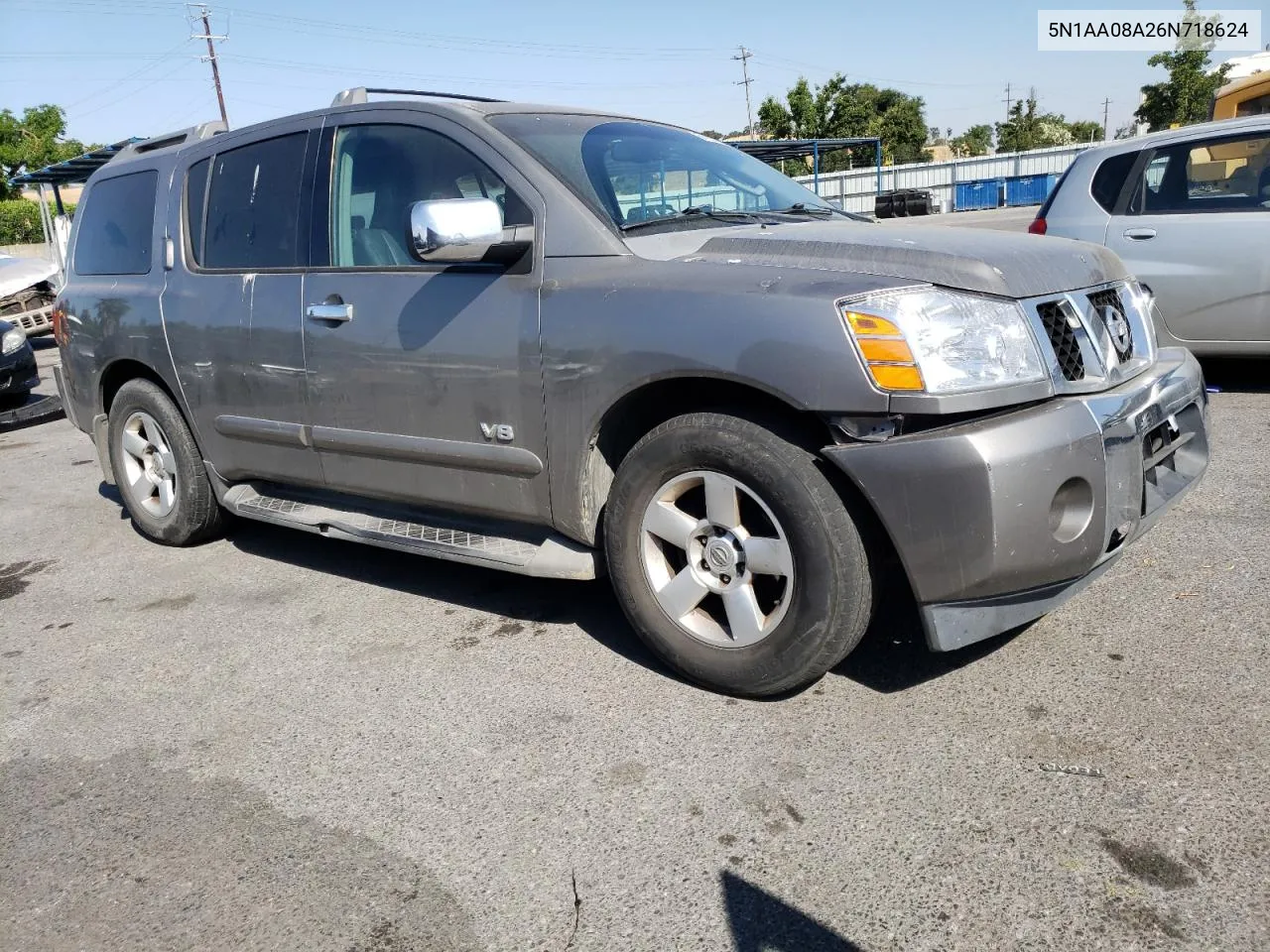 2006 Nissan Armada Se VIN: 5N1AA08A26N718624 Lot: 59983134