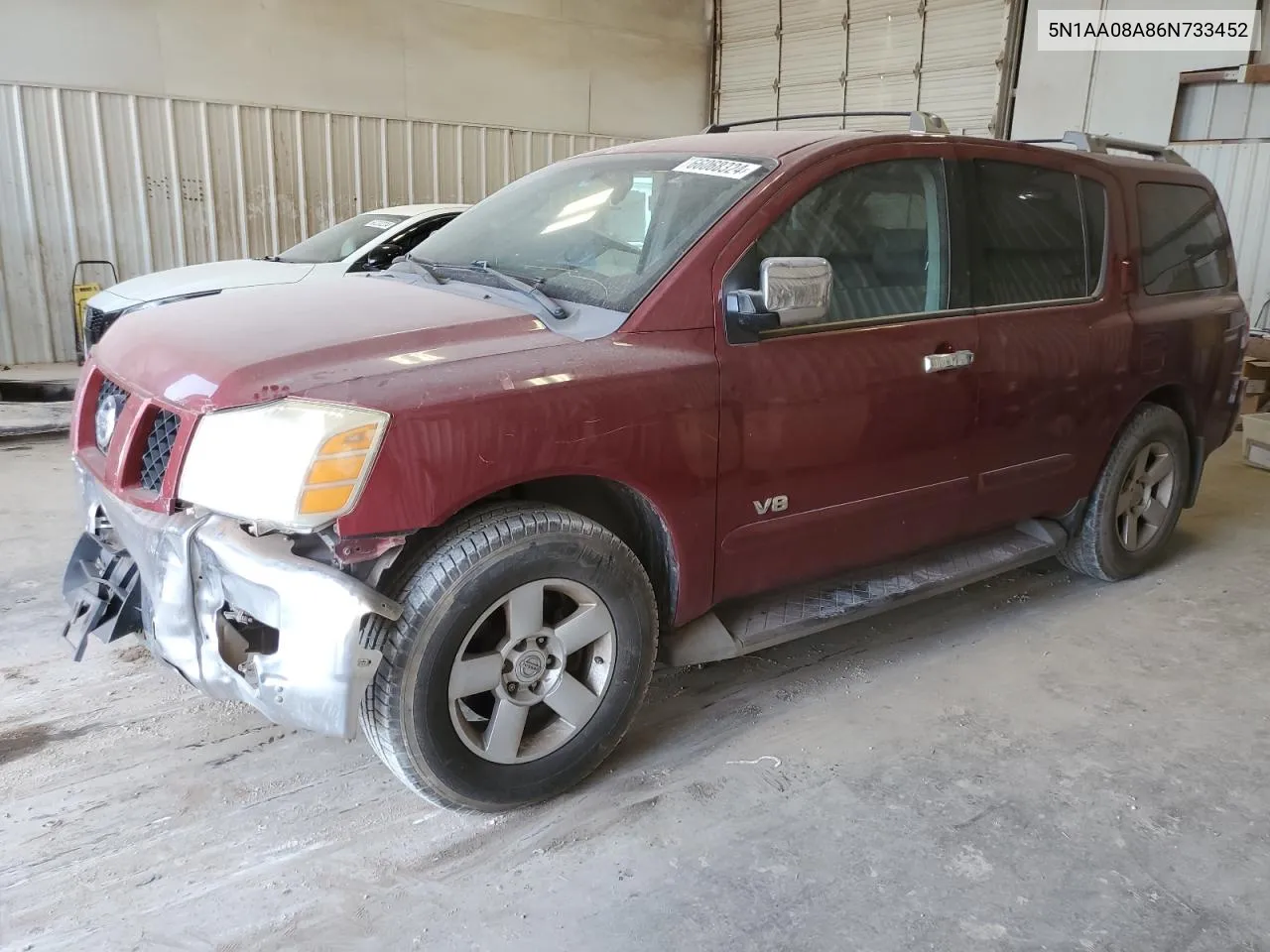 2006 Nissan Armada Se VIN: 5N1AA08A86N733452 Lot: 66068324