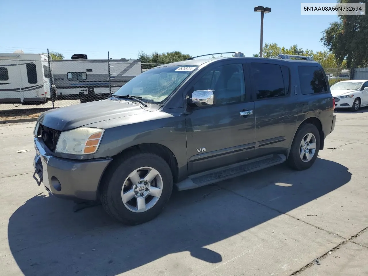 2006 Nissan Armada Se VIN: 5N1AA08A56N732694 Lot: 68258704