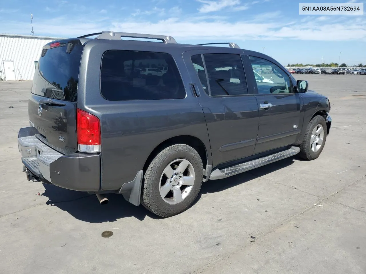 2006 Nissan Armada Se VIN: 5N1AA08A56N732694 Lot: 68258704