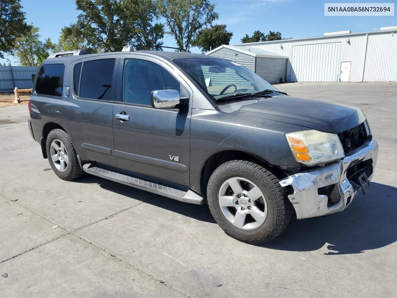 2006 Nissan Armada Se VIN: 5N1AA08A56N732694 Lot: 68258704