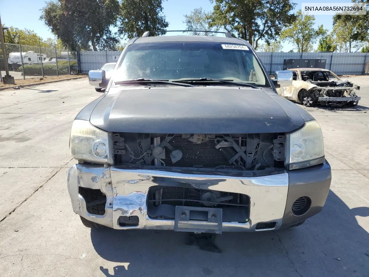 2006 Nissan Armada Se VIN: 5N1AA08A56N732694 Lot: 68258704