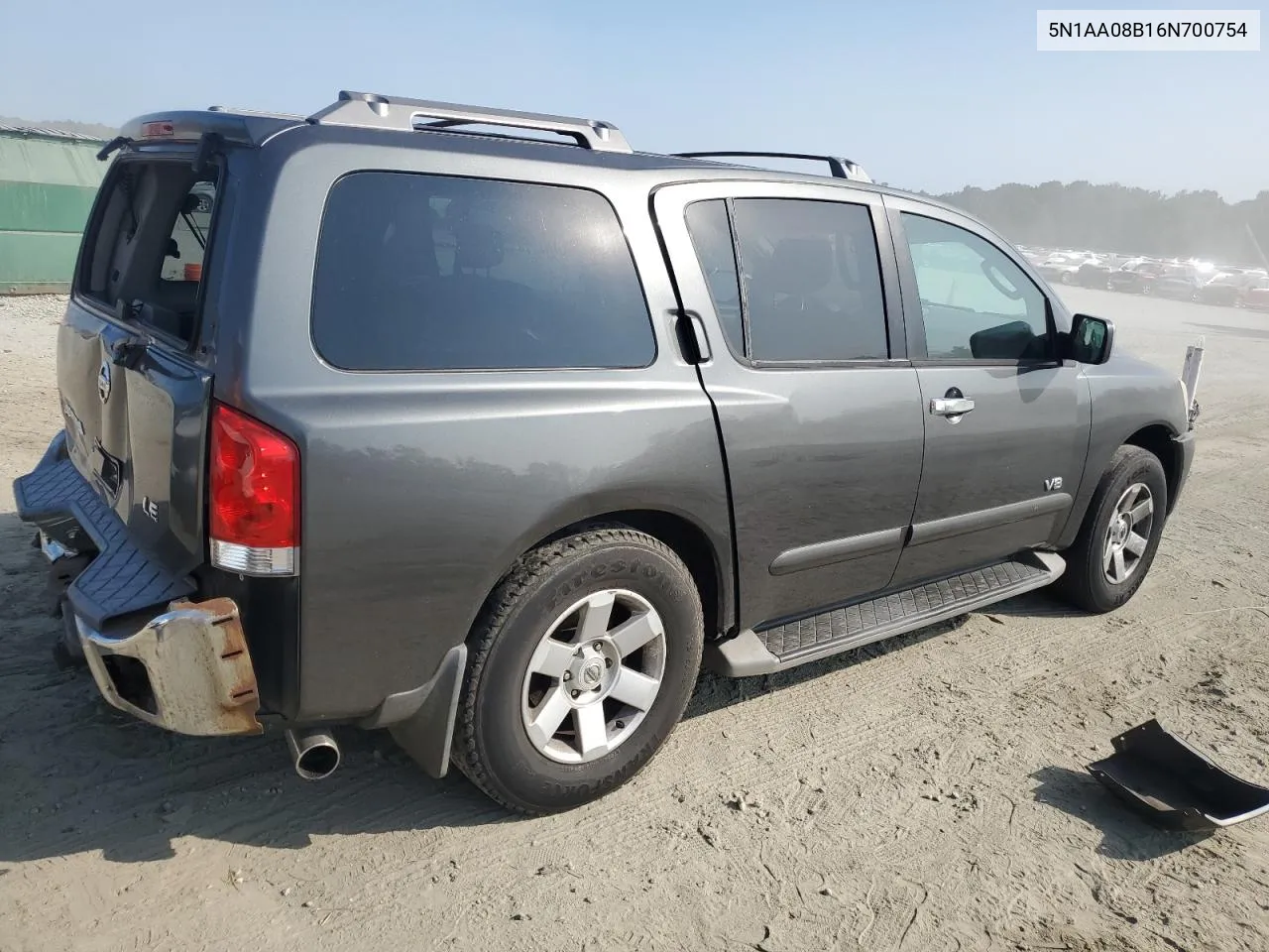 5N1AA08B16N700754 2006 Nissan Armada Se