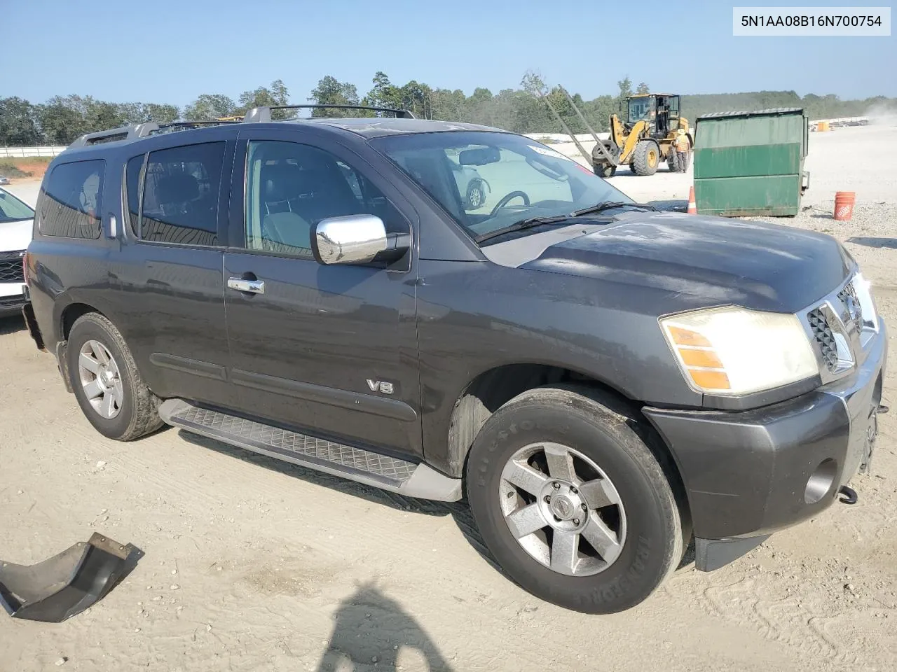 5N1AA08B16N700754 2006 Nissan Armada Se