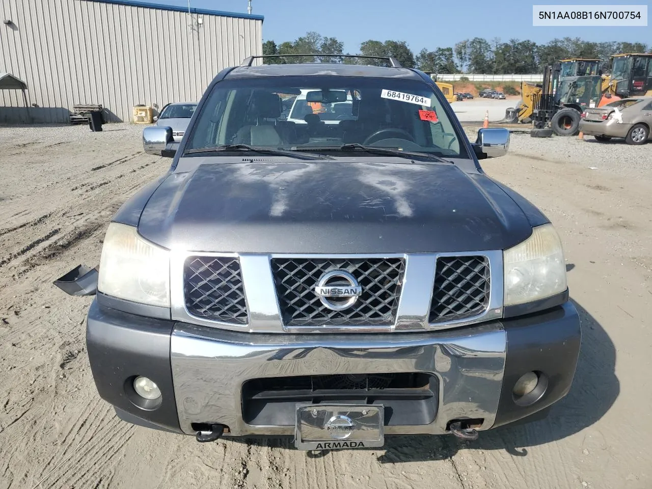 2006 Nissan Armada Se VIN: 5N1AA08B16N700754 Lot: 68419764