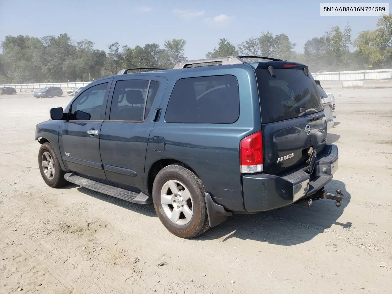 5N1AA08A16N724589 2006 Nissan Armada Se