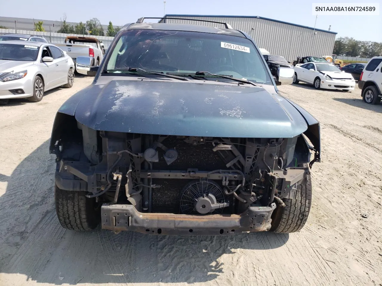 2006 Nissan Armada Se VIN: 5N1AA08A16N724589 Lot: 69612634