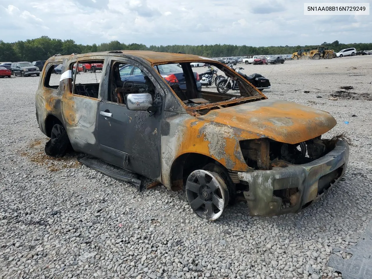 2006 Nissan Armada Se VIN: 5N1AA08B16N729249 Lot: 70665594