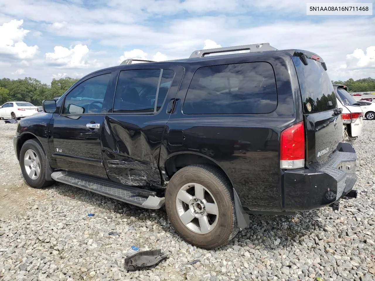 2006 Nissan Armada Se VIN: 5N1AA08A16N711468 Lot: 71821504