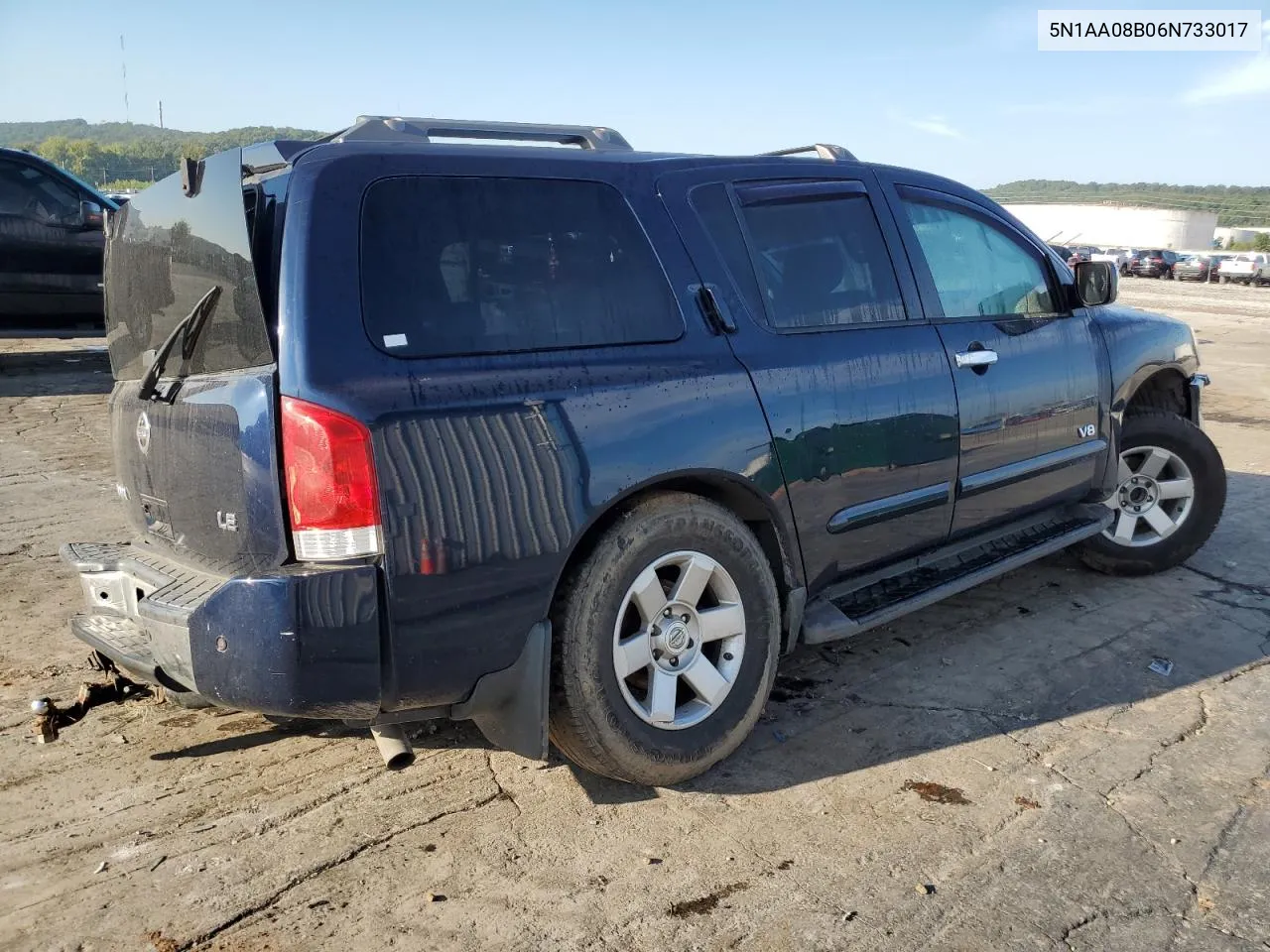 2006 Nissan Armada Se VIN: 5N1AA08B06N733017 Lot: 72653264