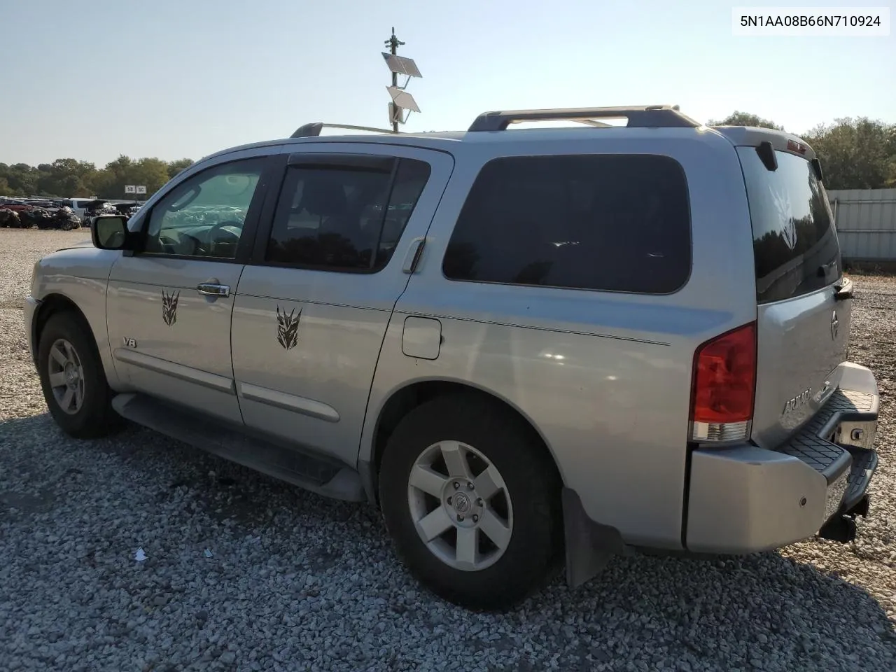 5N1AA08B66N710924 2006 Nissan Armada Se