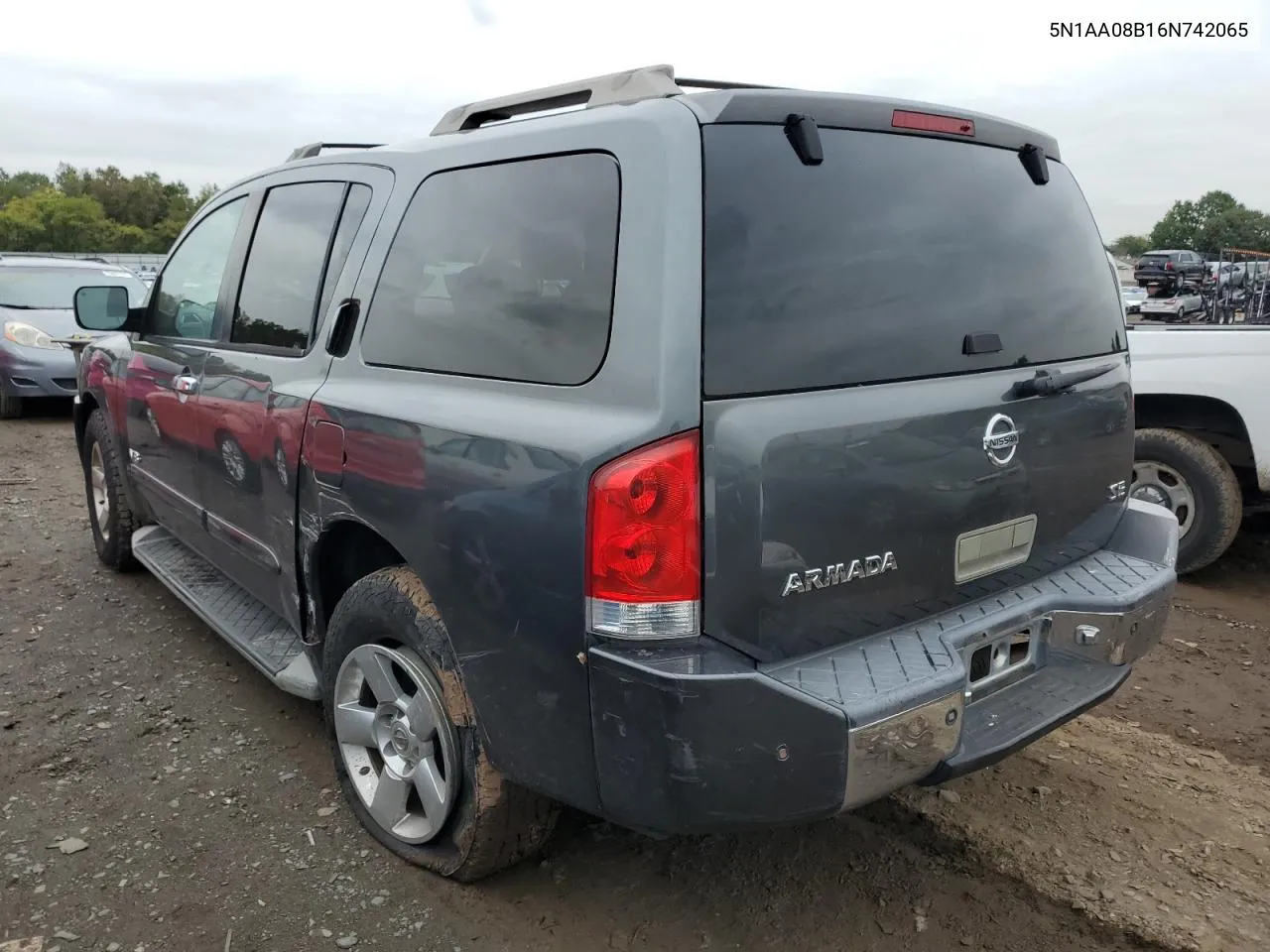 2006 Nissan Armada Se VIN: 5N1AA08B16N742065 Lot: 72776274