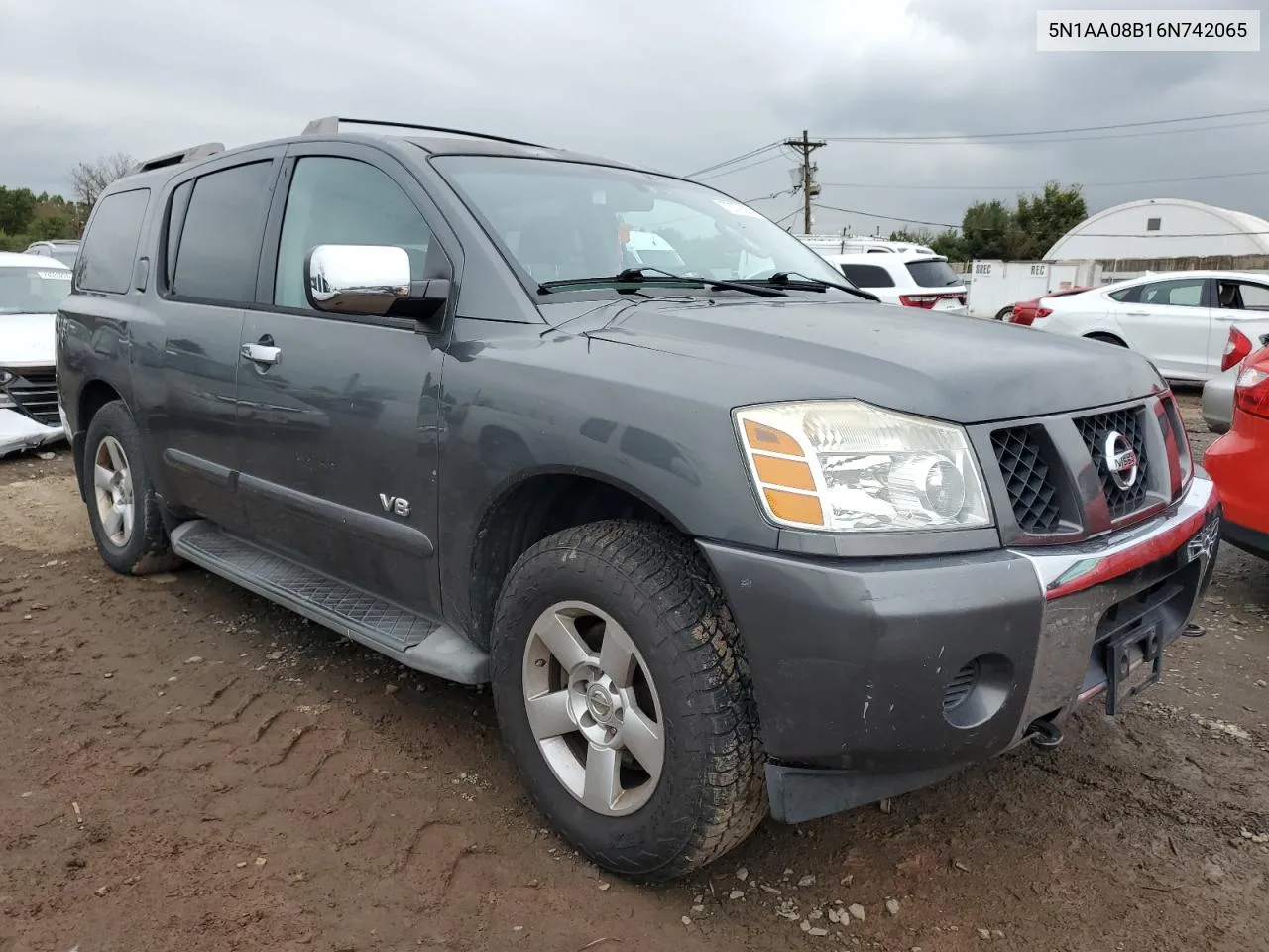 2006 Nissan Armada Se VIN: 5N1AA08B16N742065 Lot: 72776274