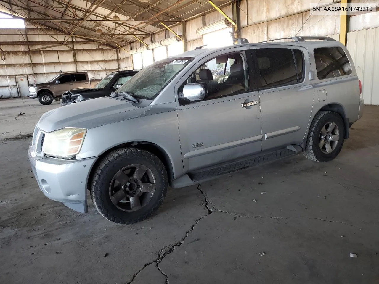 2006 Nissan Armada Se VIN: 5N1AA08A16N743210 Lot: 73396764