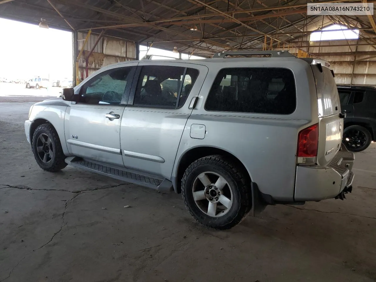 2006 Nissan Armada Se VIN: 5N1AA08A16N743210 Lot: 73396764