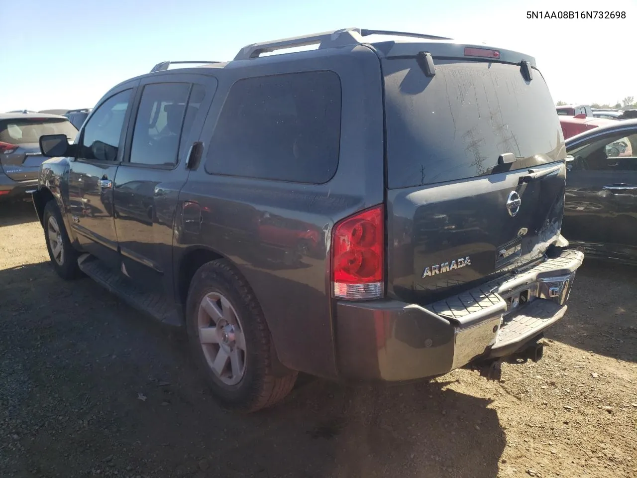 2006 Nissan Armada Se VIN: 5N1AA08B16N732698 Lot: 76482854