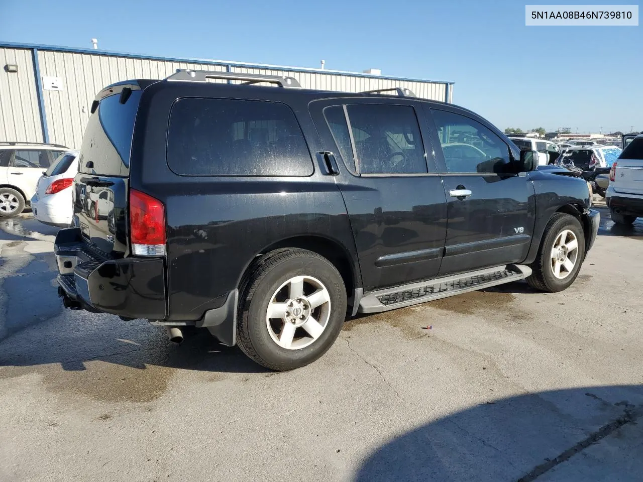 2006 Nissan Armada Se VIN: 5N1AA08B46N739810 Lot: 77072464