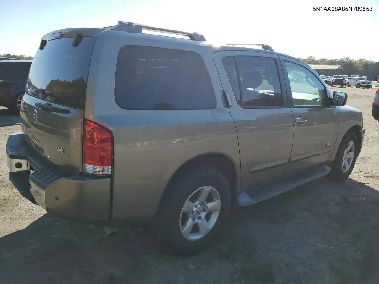 2006 Nissan Armada Se VIN: 5N1AA08A86N709863 Lot: 77378564