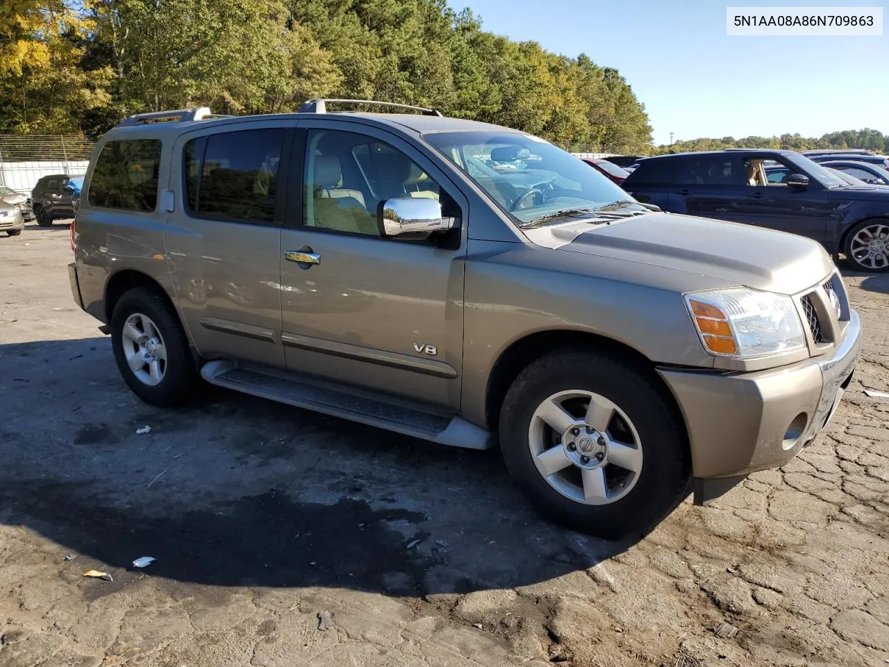 2006 Nissan Armada Se VIN: 5N1AA08A86N709863 Lot: 77378564