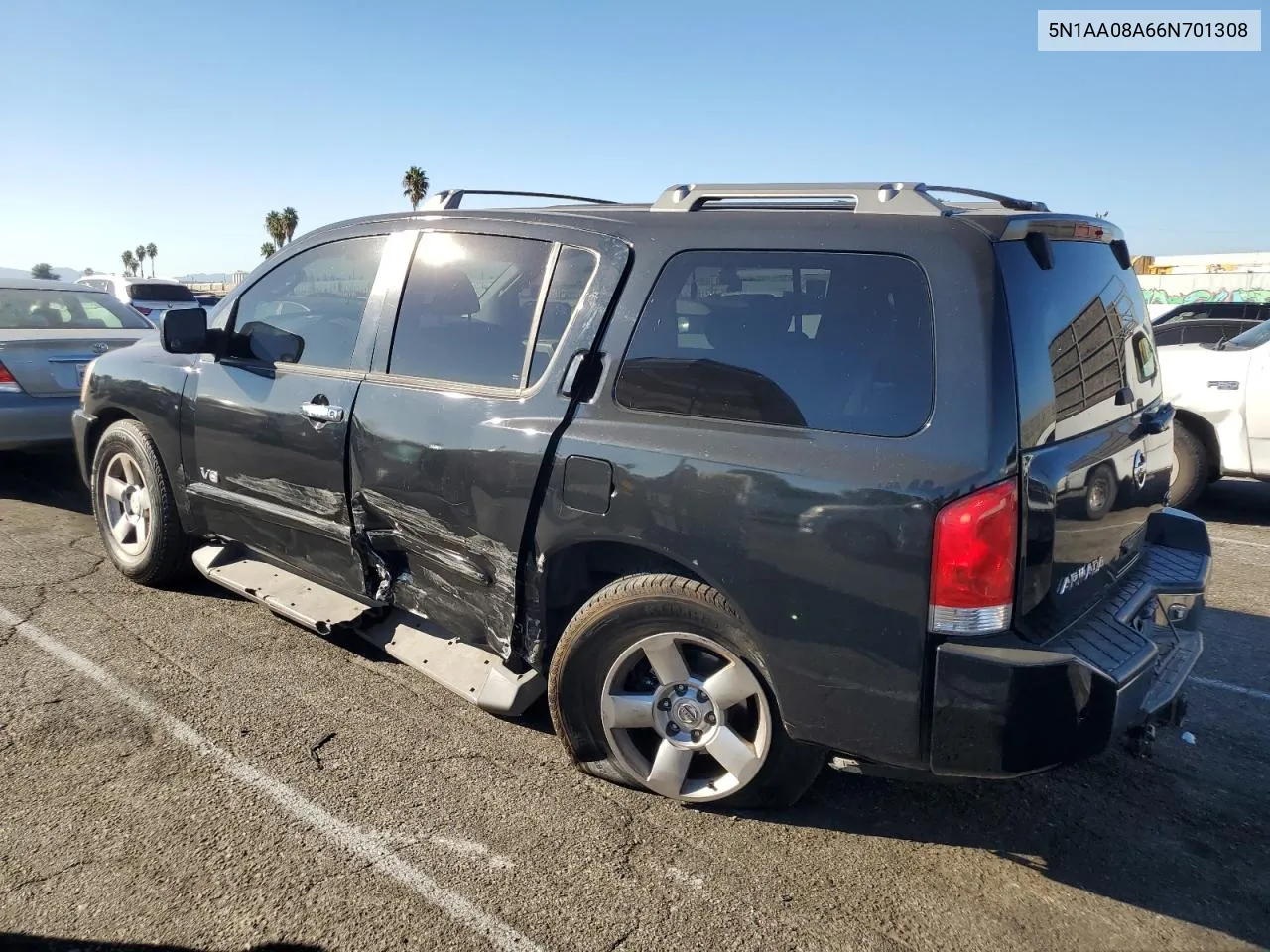 5N1AA08A66N701308 2006 Nissan Armada Se