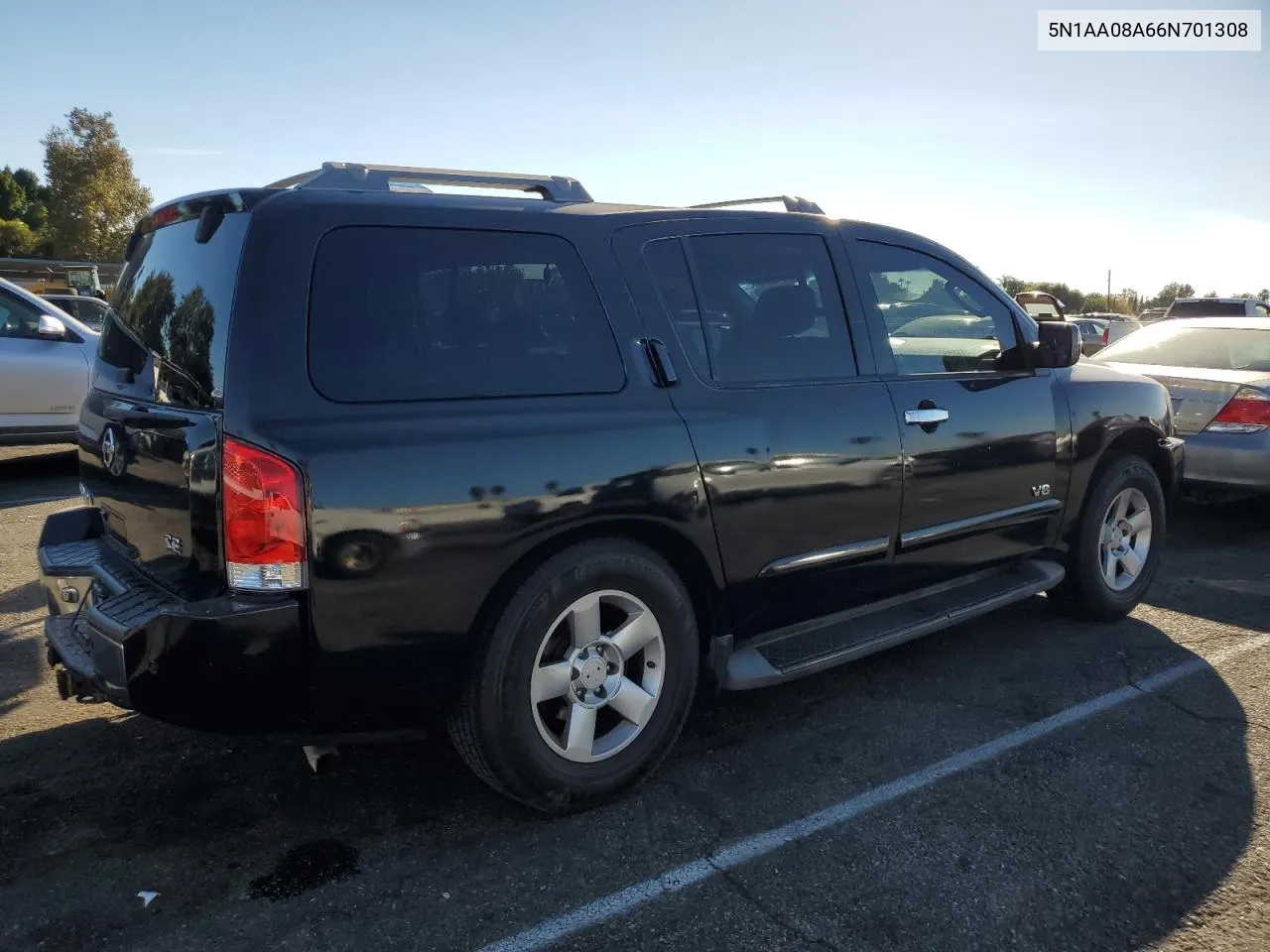 2006 Nissan Armada Se VIN: 5N1AA08A66N701308 Lot: 77813084