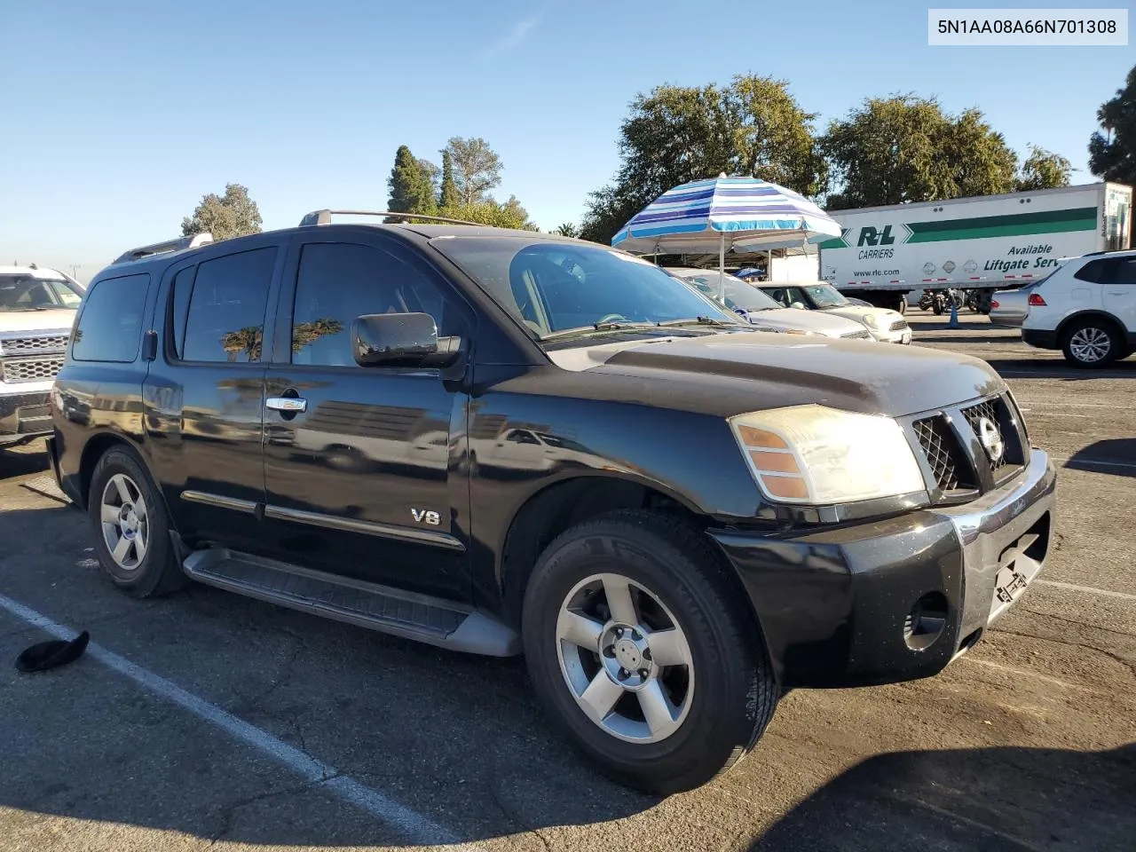 5N1AA08A66N701308 2006 Nissan Armada Se