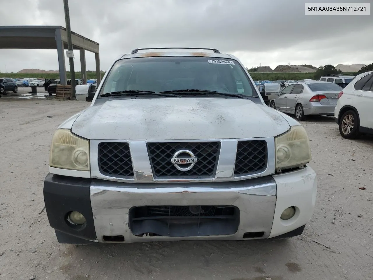 2006 Nissan Armada Se VIN: 5N1AA08A36N712721 Lot: 79263034