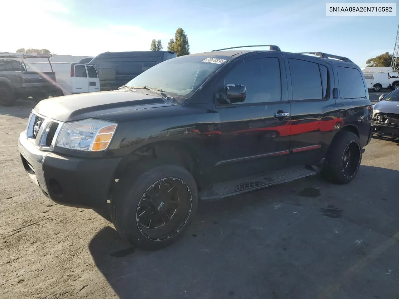 2006 Nissan Armada Se VIN: 5N1AA08A26N716582 Lot: 79578324