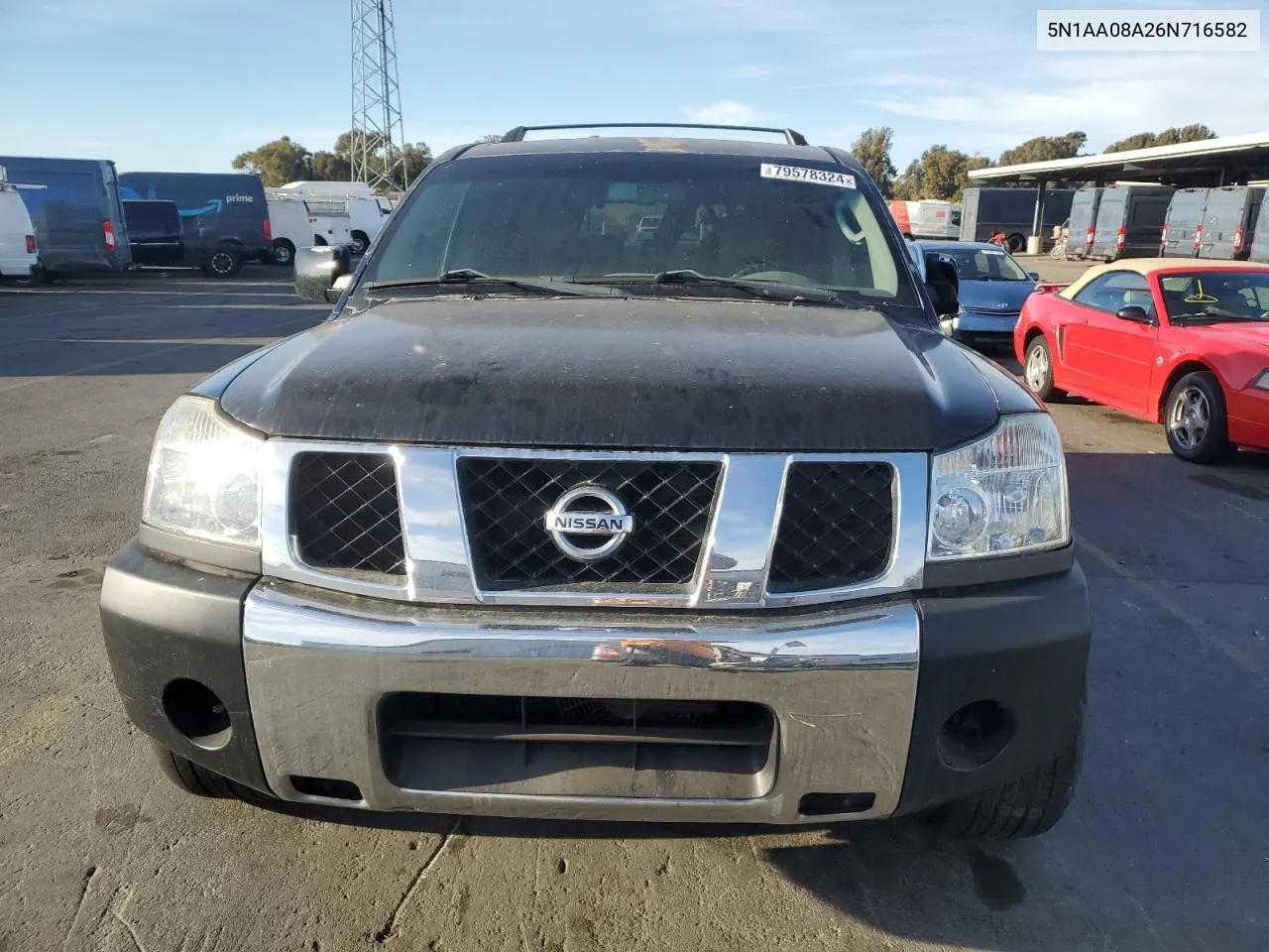 2006 Nissan Armada Se VIN: 5N1AA08A26N716582 Lot: 79578324