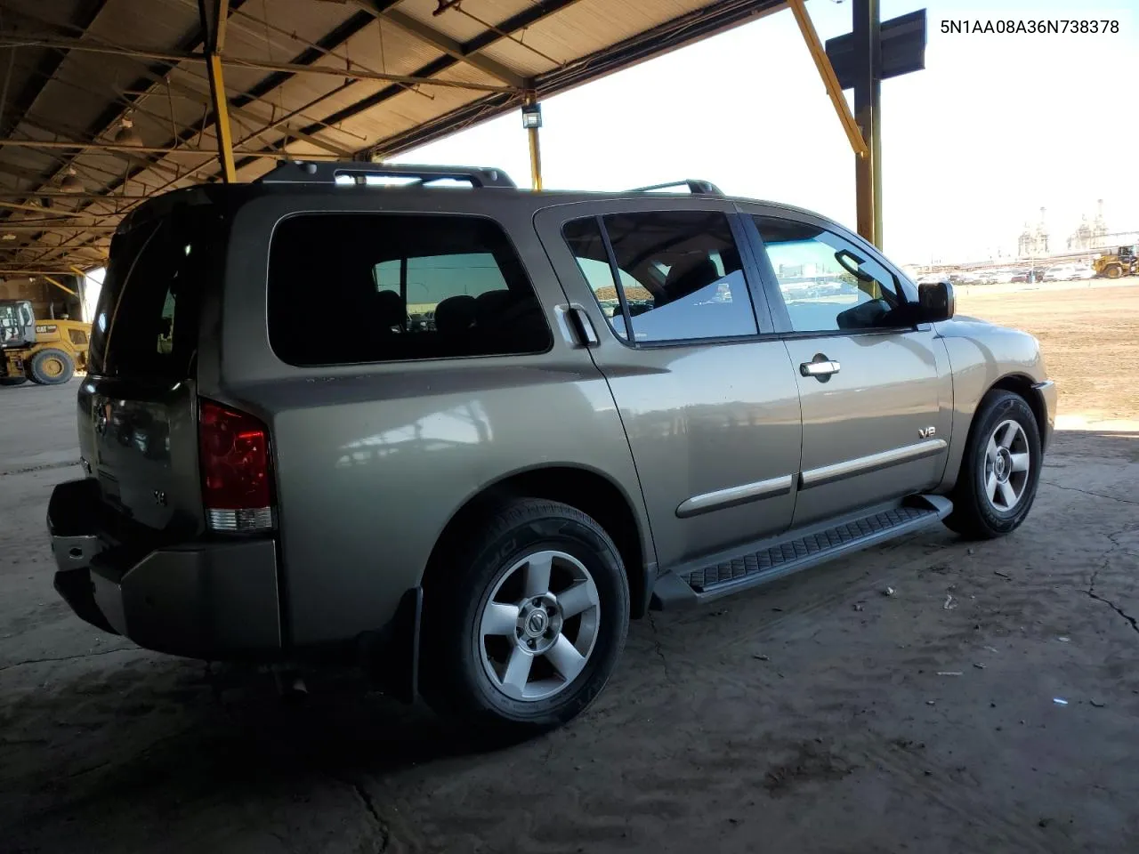 2006 Nissan Armada Se VIN: 5N1AA08A36N738378 Lot: 80129474