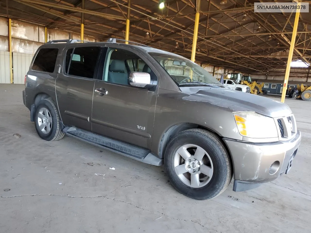 2006 Nissan Armada Se VIN: 5N1AA08A36N738378 Lot: 80129474