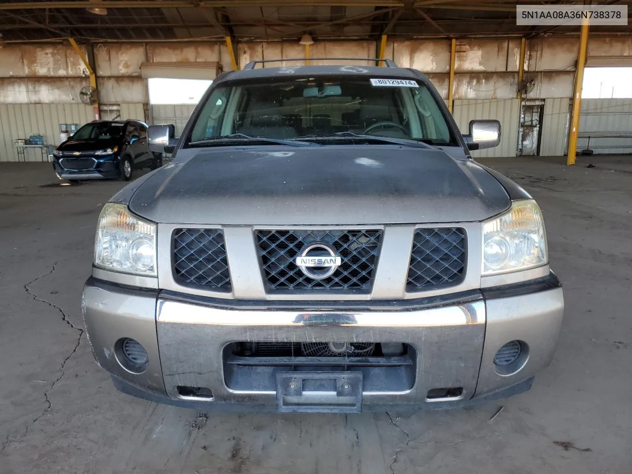 2006 Nissan Armada Se VIN: 5N1AA08A36N738378 Lot: 80129474