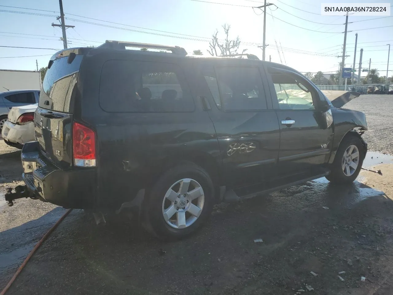 2006 Nissan Armada Se VIN: 5N1AA08A36N728224 Lot: 80828674