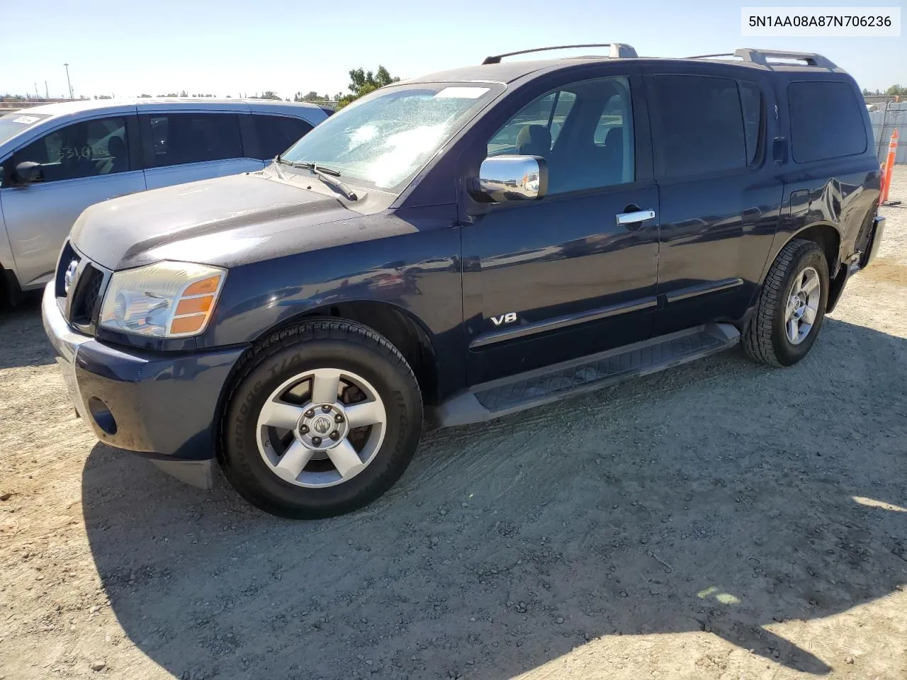 2007 Nissan Armada Se VIN: 5N1AA08A87N706236 Lot: 60439784