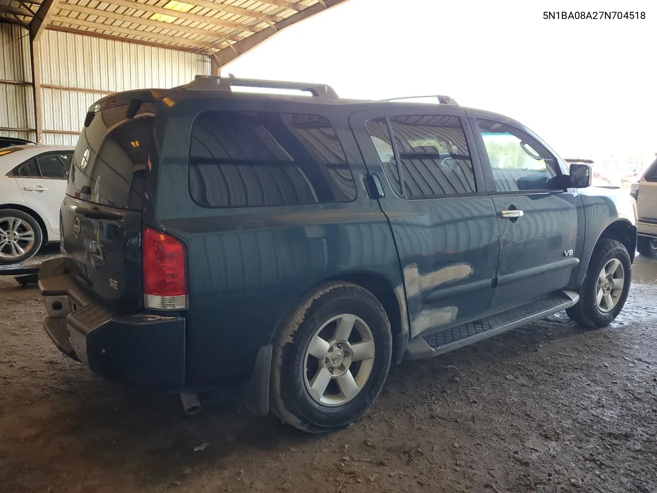 2007 Nissan Armada Se VIN: 5N1BA08A27N704518 Lot: 62089714