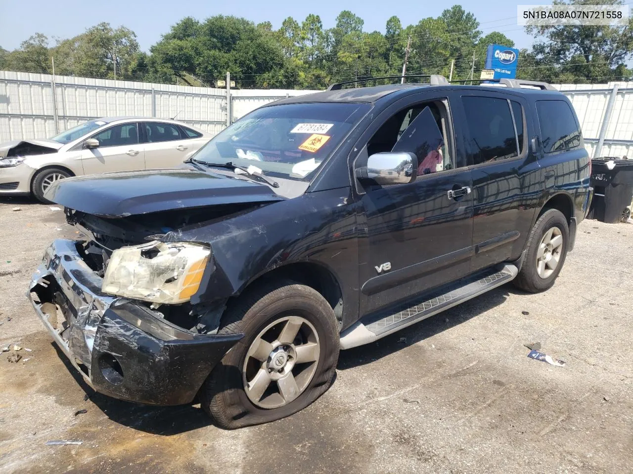 5N1BA08A07N721558 2007 Nissan Armada Se