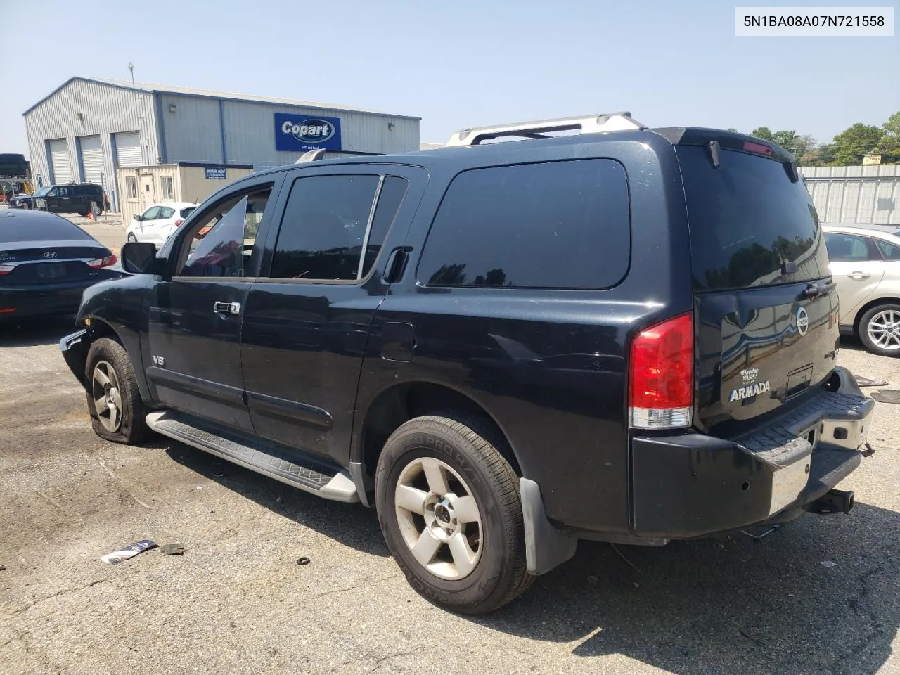 5N1BA08A07N721558 2007 Nissan Armada Se