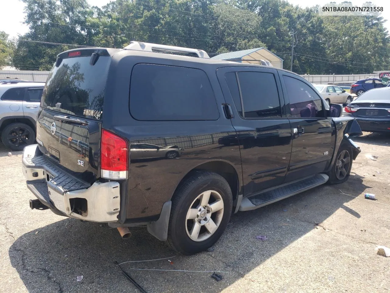 5N1BA08A07N721558 2007 Nissan Armada Se