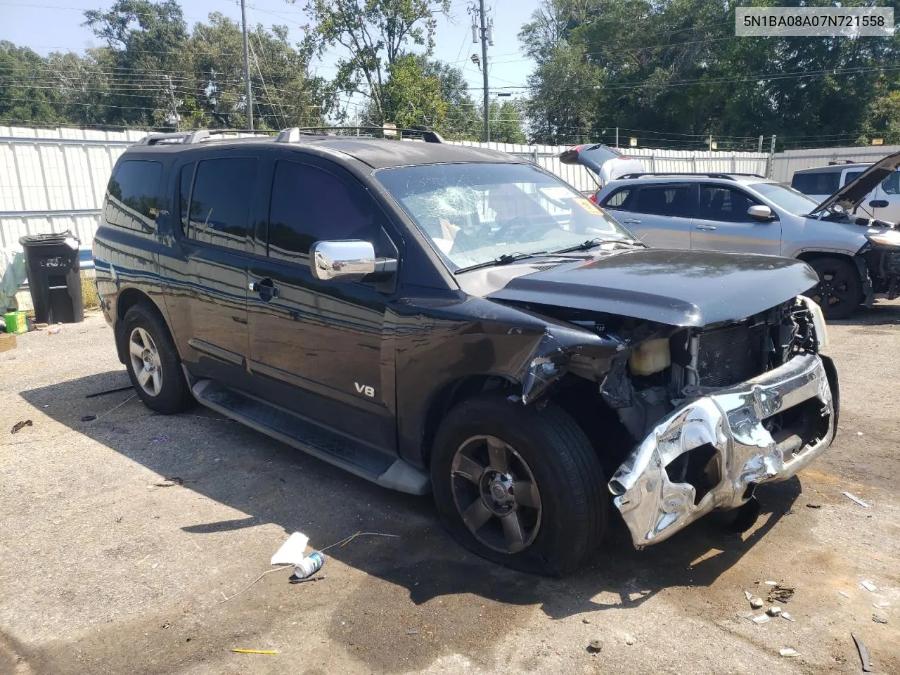 5N1BA08A07N721558 2007 Nissan Armada Se