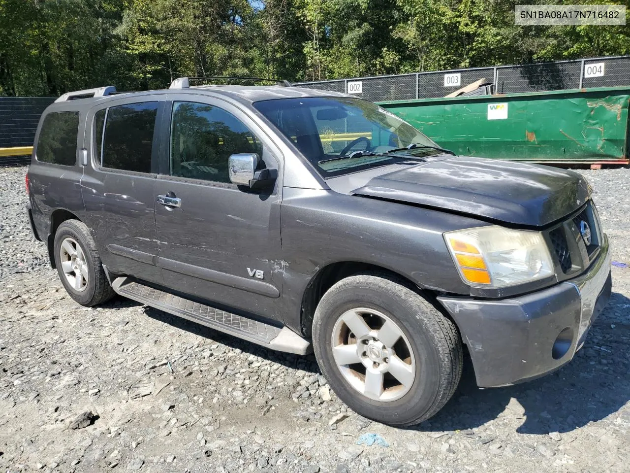 5N1BA08A17N716482 2007 Nissan Armada Se